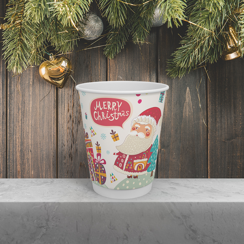 Pappbecher für Glühwein, Punsch und Tee